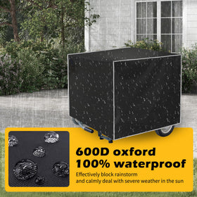 ZHOUZHOU generator cover storage pocket keeps cords and accessories organized