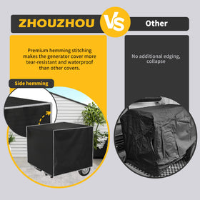 ZHOUZHOU generator cover universal fit 26x20x20 fits most portable generators