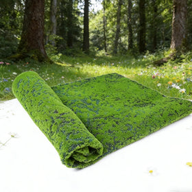 ZHQZZPH Sheet Moss Mat indoor-outdoor use suits walls, gardens, and tables.