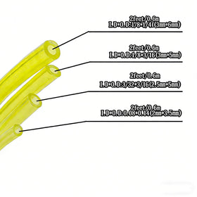 ZHRANXZ four-size petrol fuel line kit for small engines.