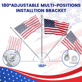 ZHULI stainless steel pole for durable wind resistance.