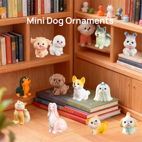 ZHUOAOO bichon frise mini brightens plants and centerpieces.
