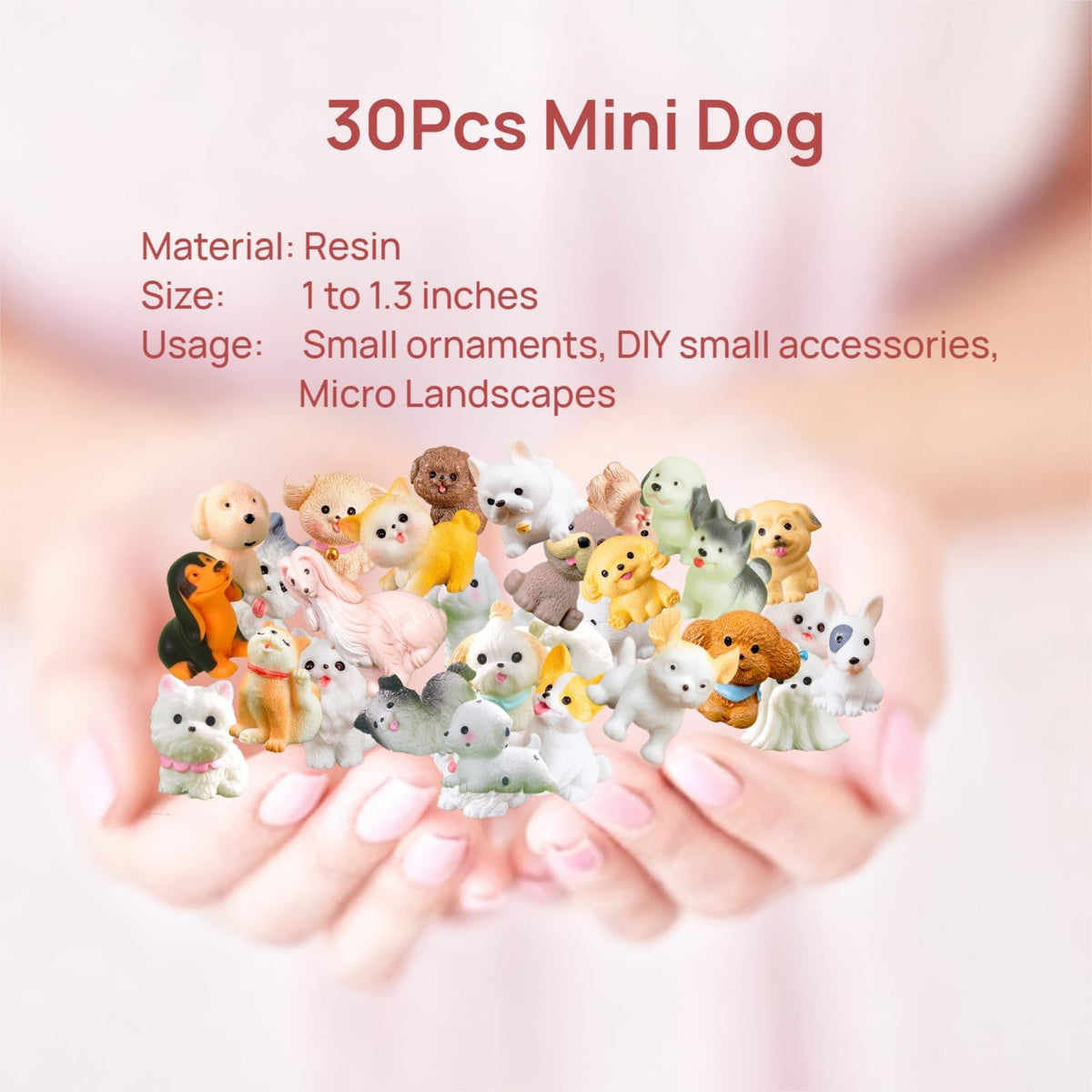 ZHUOAOO cake topper miniature dog adds whimsy to celebrations.