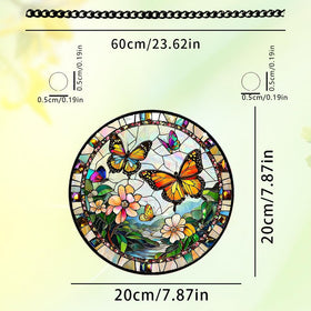 Zhuoyaju Christian suncatcher offers faith-inspired decor