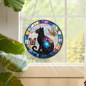 Zhuoyaju sun catcher rainbow fills windows with prism light