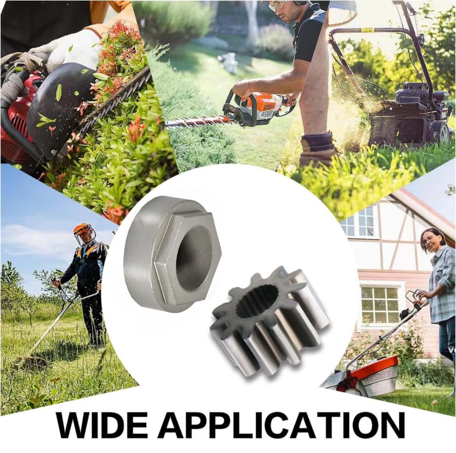 Zhuried steering pinion gear and bushing kit, Cub Cadet compatible.