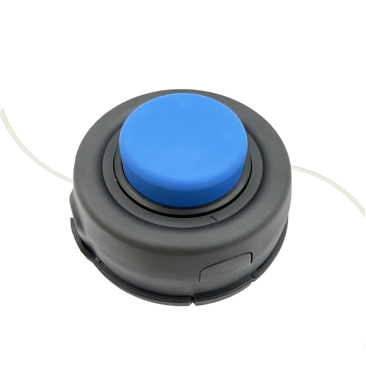 Zhuried T35 trimmer head close-up showing durable metal construction for long-lasting yard work.