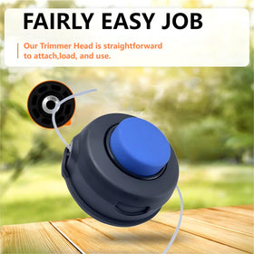 Zhuried T35 trimmer head for Husqvarna 525L during installation for quick setup.