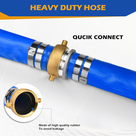 Zicely reinforced PVC three-layer design resists wear during backwash.