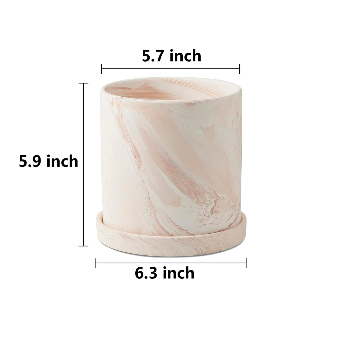 ZICZAMLA modern minimalist planter enhances indoor decor with natural lines.