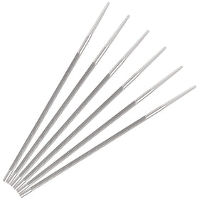 Zigdiptek 7/32 round file for 3/8 and .404 pitch chains, six-pack sharpening kit.