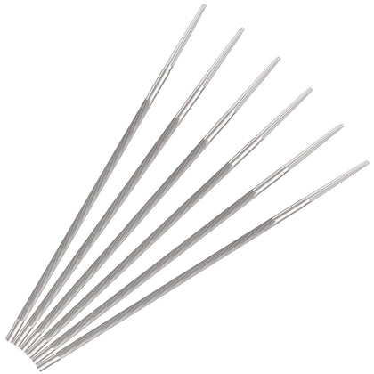 Zigdiptek 7/32 round file for 3/8 and .404 pitch chains, six-pack sharpening kit.