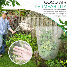 Zihvfzu all-season garden protection supports healthy growth.