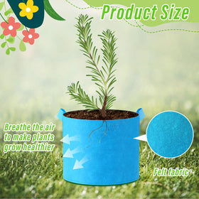 Ziliny yellow 5 gal grow bag with foldable design for compact storage.