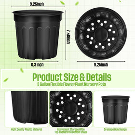 Ziliny pot with drainage holes promoting healthy root drainage