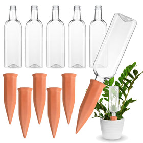 Ziliny bottle-clear-cap-pour enables easy, mess-free watering for indoor plants.