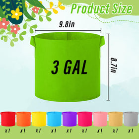Ziliny grow bags with sturdy handles for easy transport and repositioning.