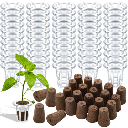 Ziliny grow sponges 100-piece kit enables clean, spill-free seed starting.