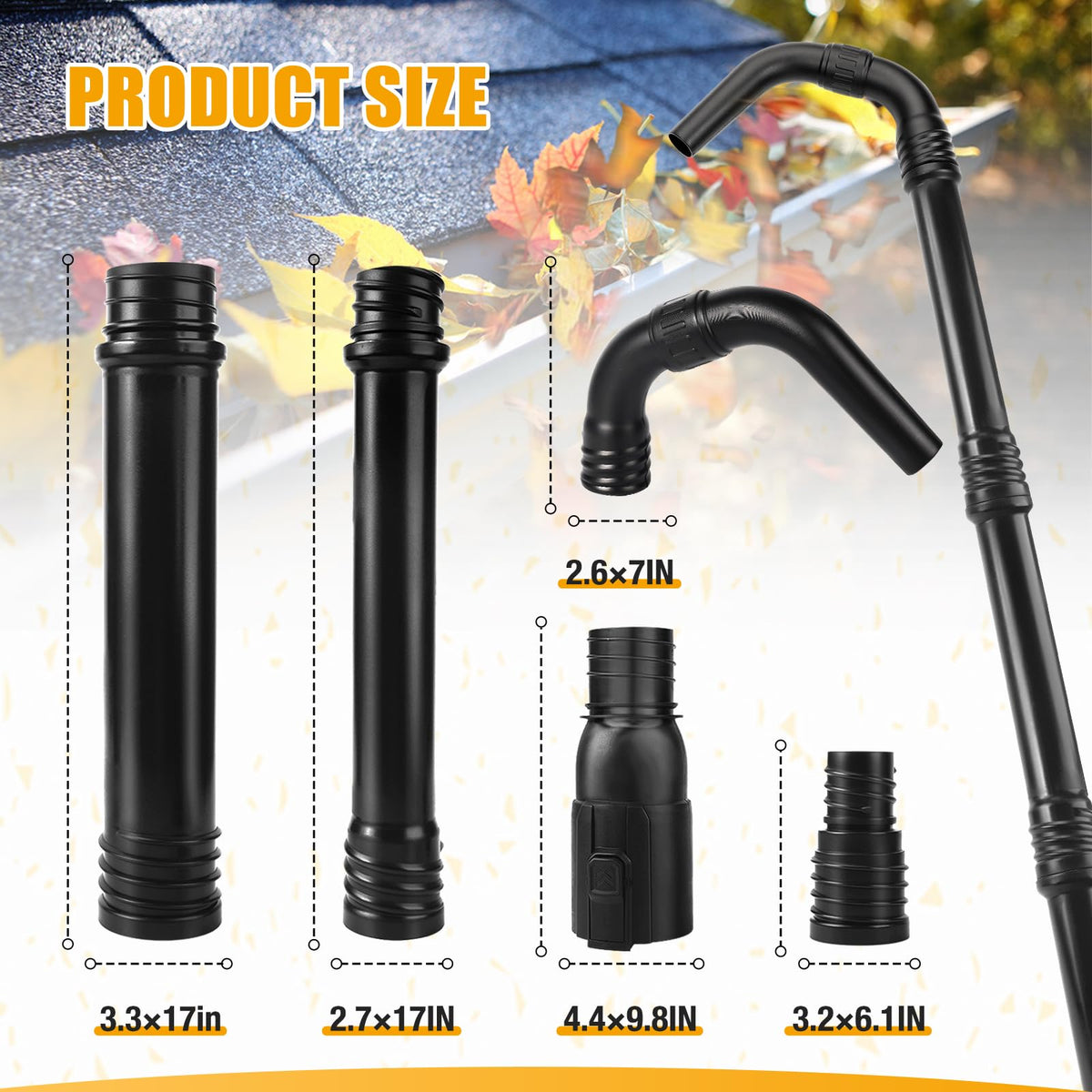 Ground-level gutter cleaning setup by Zipcase for easy maintenance