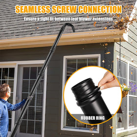 Zipcase kit with secure screw connection reducing air leaks during use