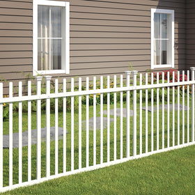 Zippity No-Dig Fence panel assembly for quick yard boundary setup.