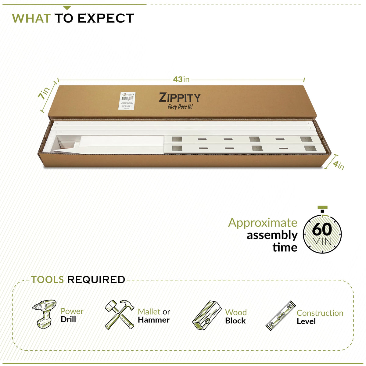Zippity Outdoor Gate Kit stake-in-ground method supports easy DIY fencing
