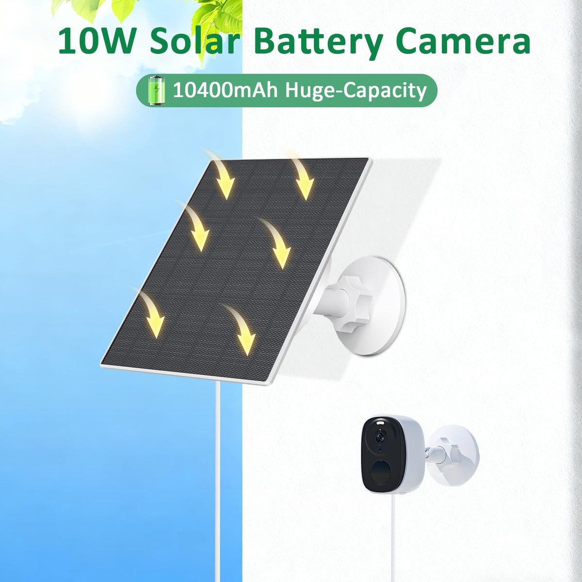 Zivif 360-degree mount lets you aim for optimal sun exposure.