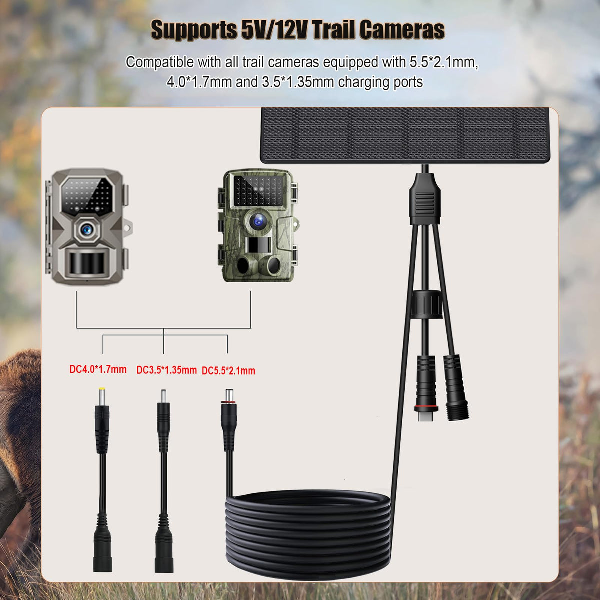Zivif adjustable 360-degree mount for easy sun tracking.