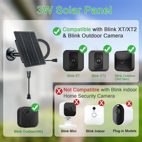 Zivif 7.2ft power cable for Blink; enables flexible camera placement