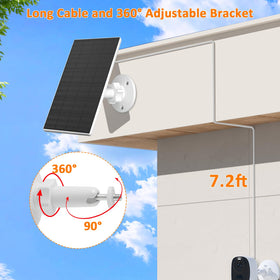 Zivif IP65 waterproof solar panel withstands rain and dust for year-round use.