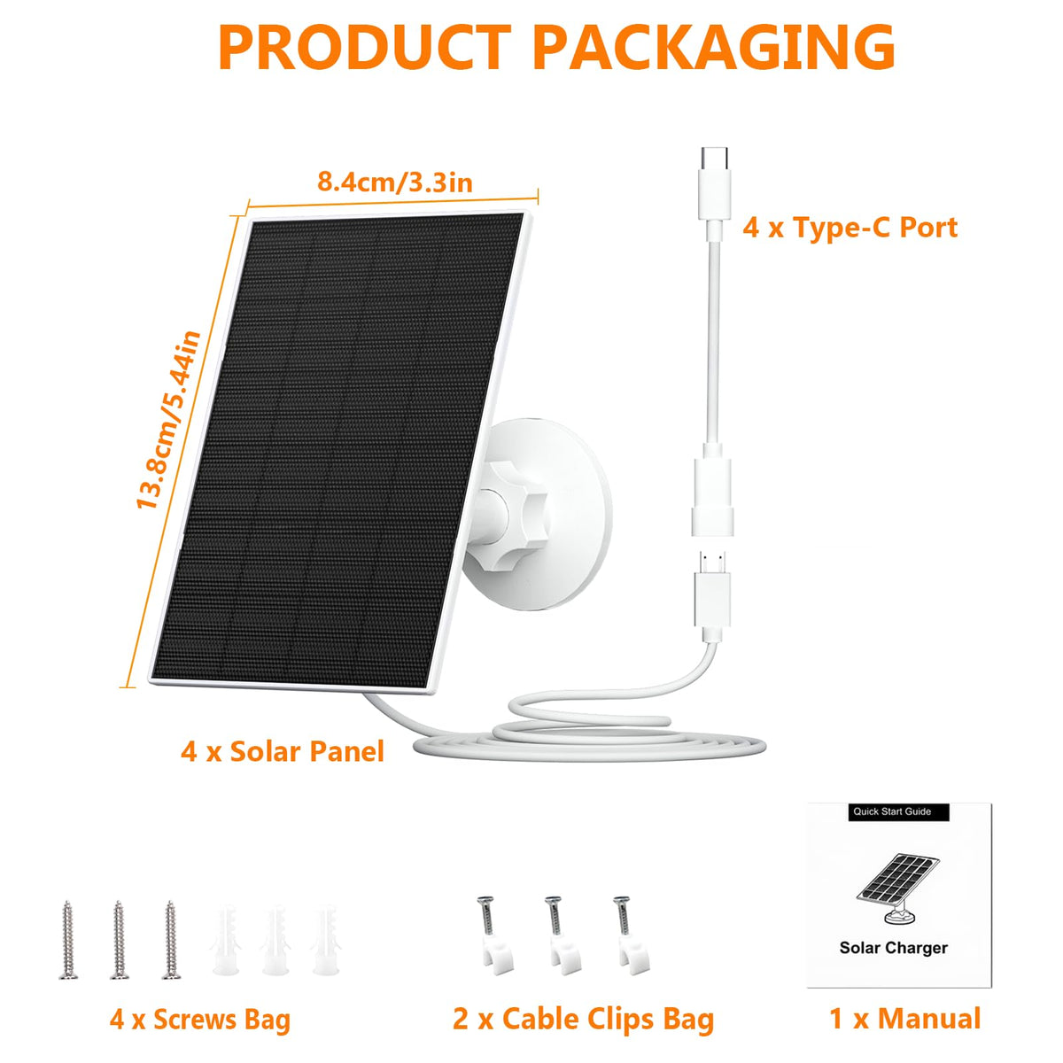 Zivif solar recharge system powers cameras on sunny days.