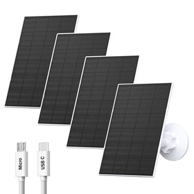 Zivif solar panel charger with a 360-degree mount for flexible outdoor camera placement.