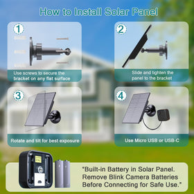 Zivif solar panel package includes mount and installation accessories