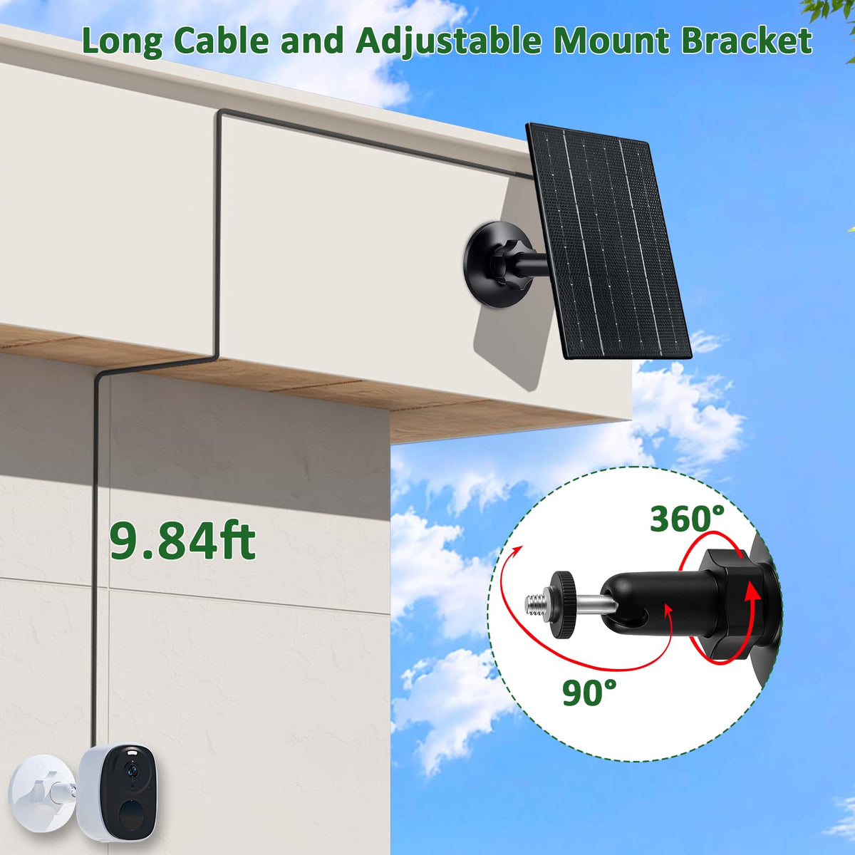 Zivif 3m cable enables flexible sunny placement for best charging
