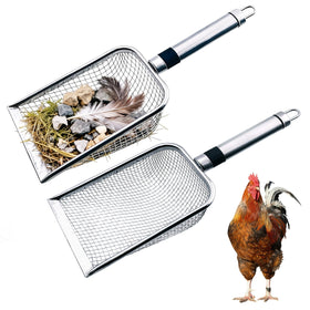 ZiyiCrate chicken poop scooper 2-piece set for quick coop cleaning