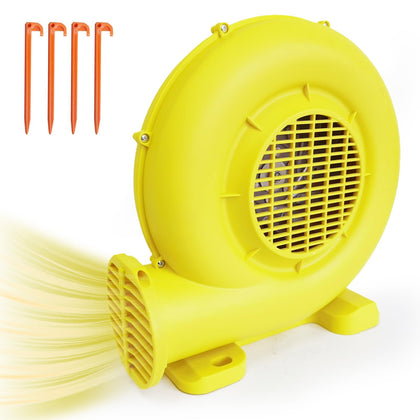 Ziziella Bounce House Blower front view showing powerful 550W airflow for quick inflation.