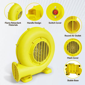 Ziziella Bounce House Blower portable handle for easy transport
