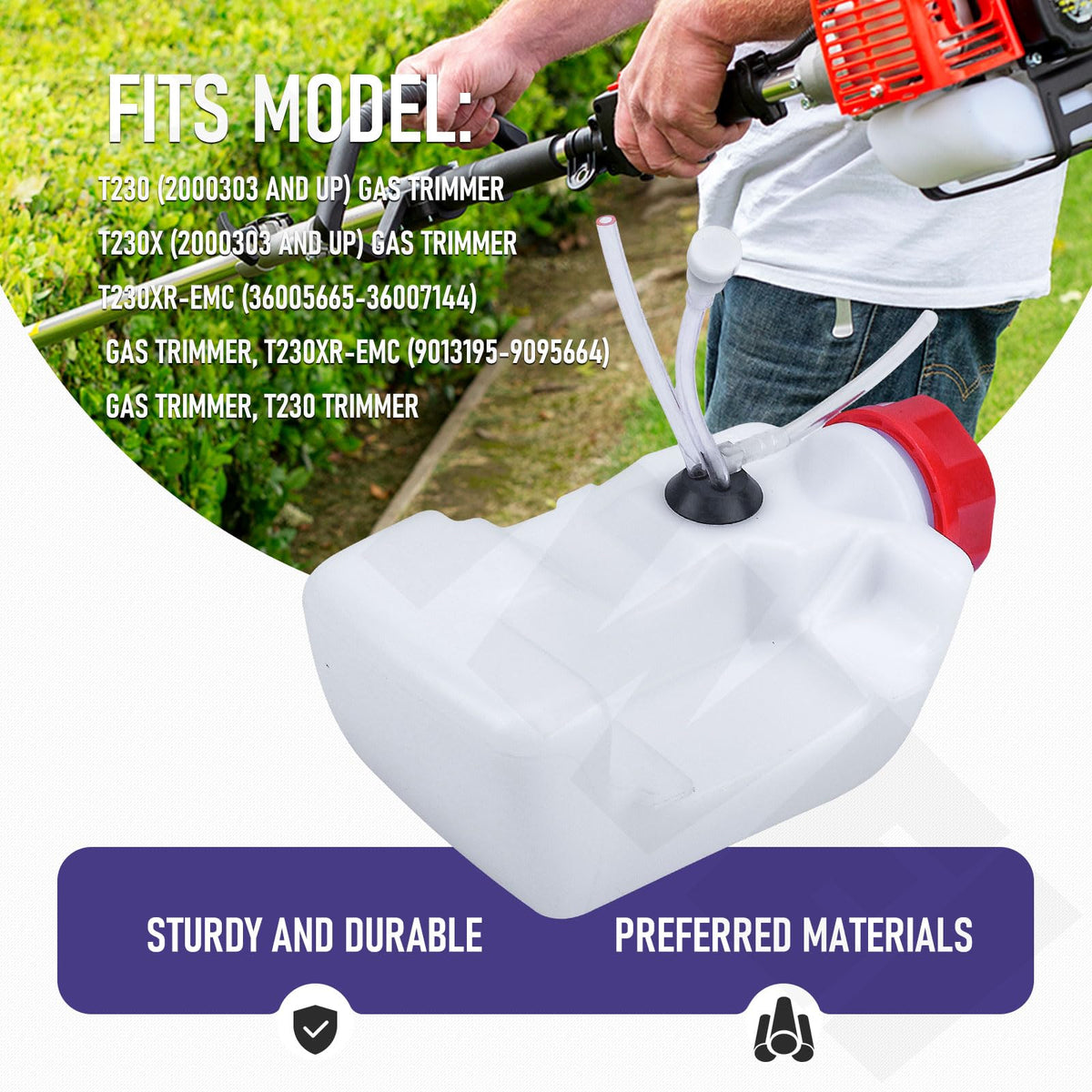 ZIZIWEI durable plastic construction—lighter feel with sturdy fuel tank assembly