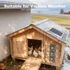 ZIZIWIN in-use at a chicken coop shows improved airflow