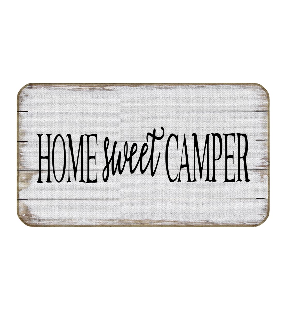 ZJSYXXU camper door mat with entrance-focused design and non-slip backing