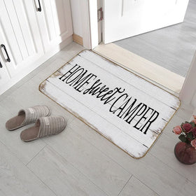 ZJSYXXU front door welcome mat with colorful pattern and grip