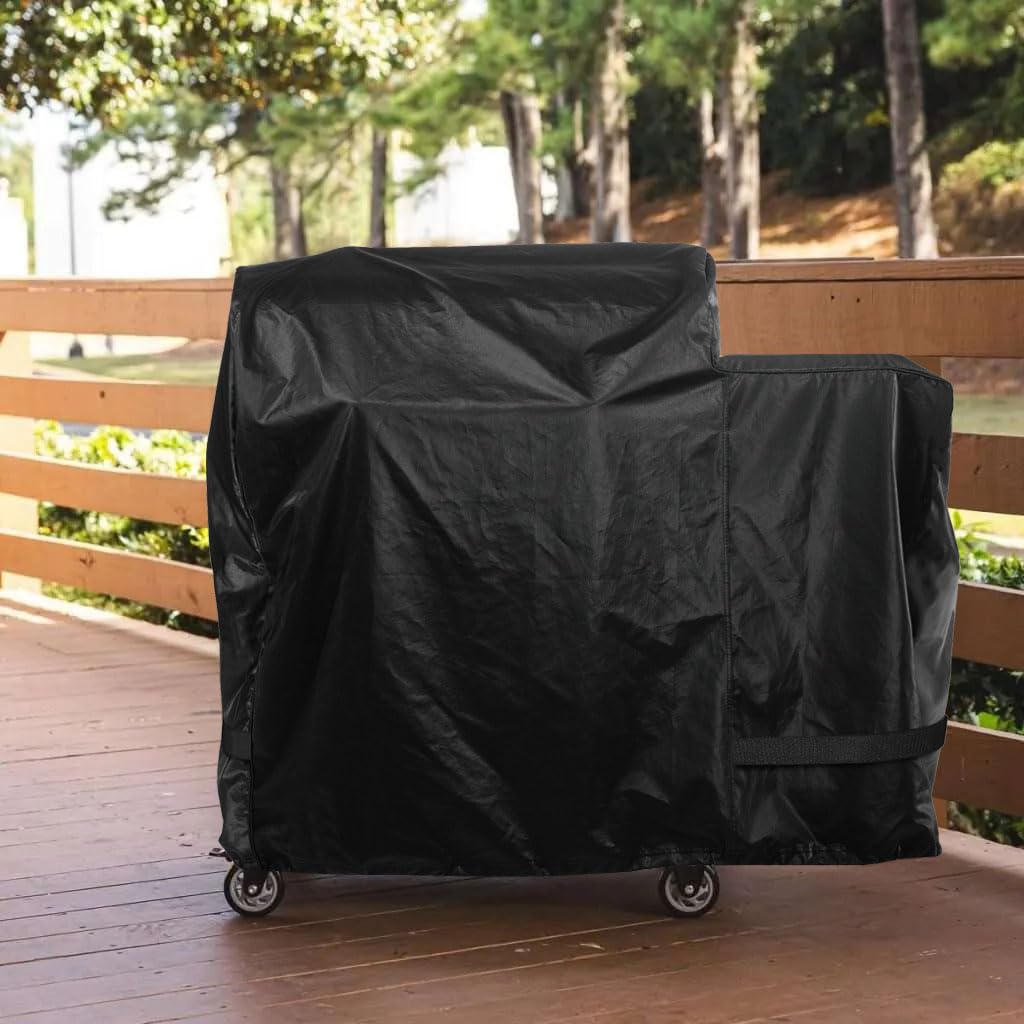 ZJYWSCH sun and cold resistant cover protects grill.