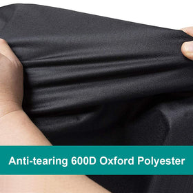 ZJYWSCH cover with Velcro straps secures against strong winds.
