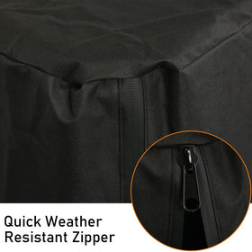 ZJYWSCH Drawstring-tight cover secures a perfect fit in wind.