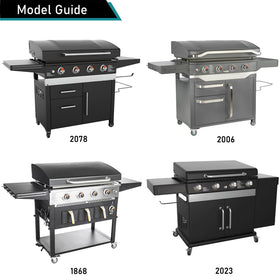 ZJYWSCH versatile fit covers multiple models including 1818, 1868, 2023 griddles
