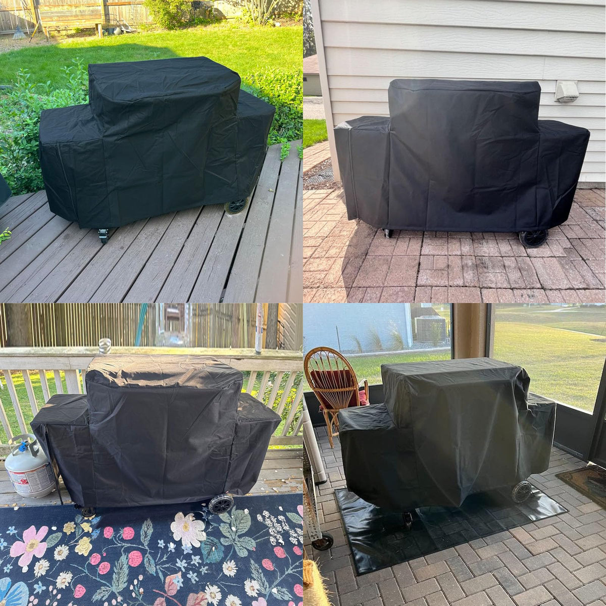 ZJYWSCH Fits PB3BGD2 and similar-sized grills for versatile use.