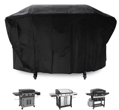 ZJYWSCH griddle cover front view for Blackstone 2418 protecting from rain