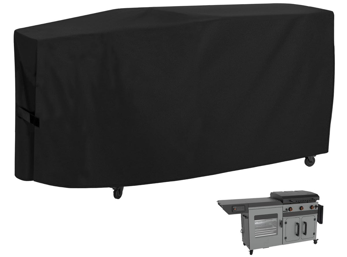 ZJYWSCH griddle cover on Blackstone Bronco 28 XL protects against rain