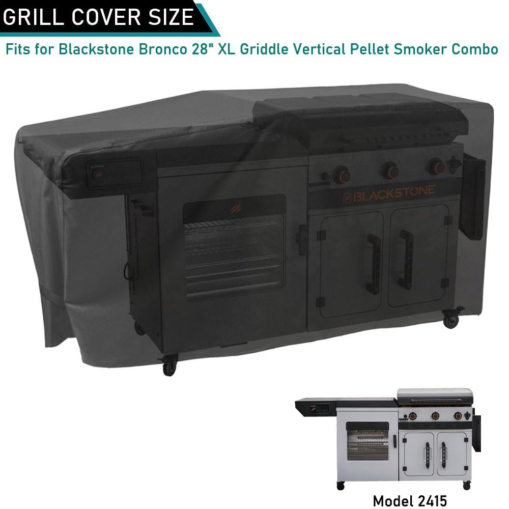 ZJYWSCH griddle cover close-up of waterproof material and UV resistance