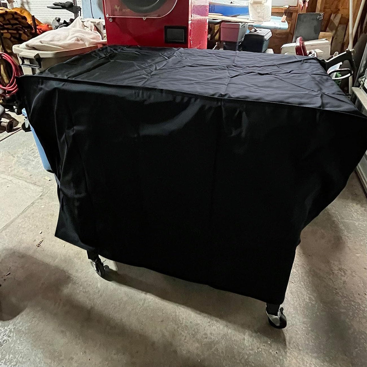 All-weather outdoor grill protection for Traeger Flatrock